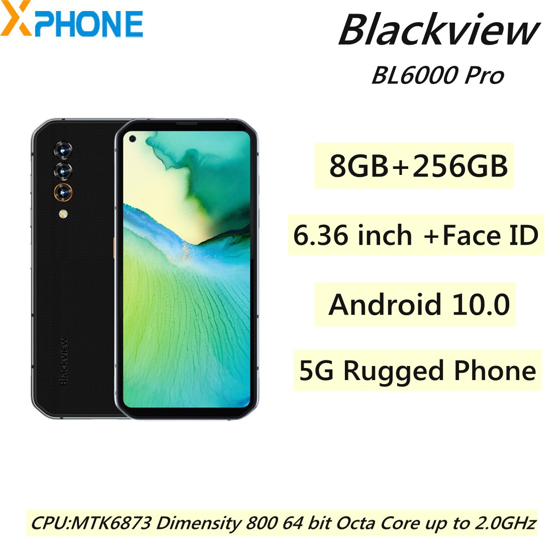 Blackview-BL6000 Pro 5G ߰ ȭ, 8GB 256GB Ʈ..